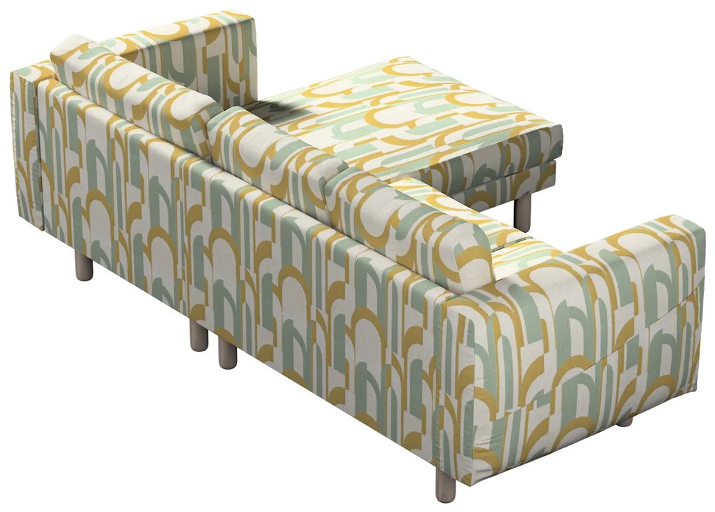 Husă pentru canapeaua Norsborg cu 3 locuri și șezlong Norsborg