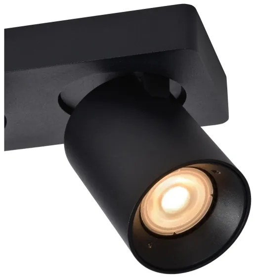 Spot LED dimabil NIGEL 3xGU10/5W/230V negru Lucide 09929/15/30