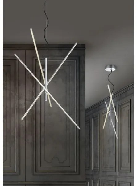 Lustră LED pe cablu dimabilă TIRIAC 3xLED/7,5W/230V Trio