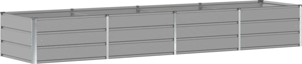 vidaXL Jardinieră Gri deschis 320 x 80 x 45 cm Oțel