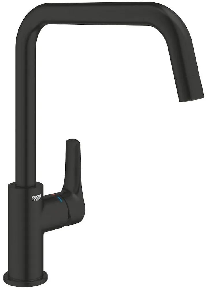 Grohe Eurosmart Baterie bucatarie monocomanda inalta, negru mat