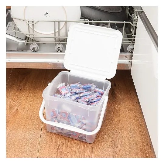 Cutie de depozitare din plastic cu capac - Rotho