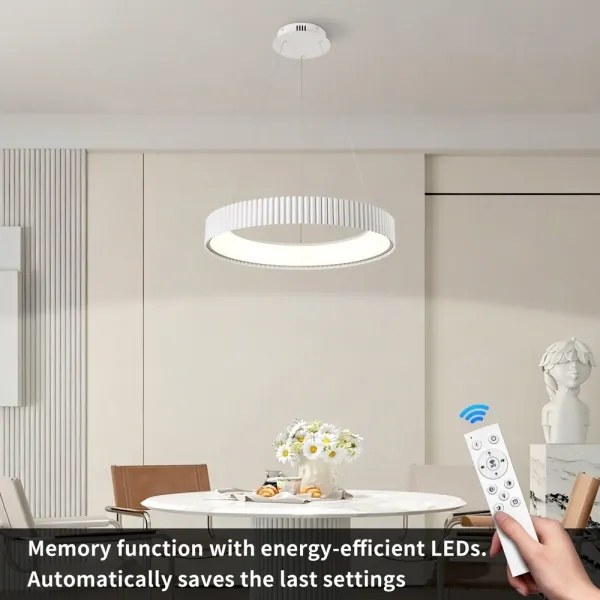 Brilagi - Lustră LED reglabilă FALCON MODERN LED/54W/230V Ø 60 cm albă + telecomandă