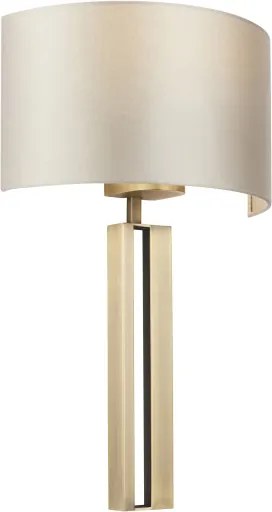 Lampă de perete Endon 95452, 1xE27/10W/230V, bej/auriu