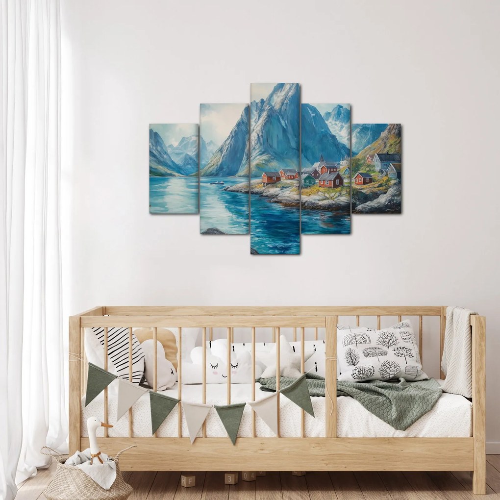 Tablou - Sat norvegian (150x105 cm)