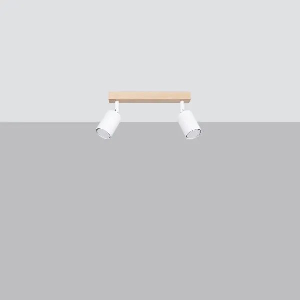 Spot Sollux SL.1286 VERDO 2xGU10/10W/230V alb