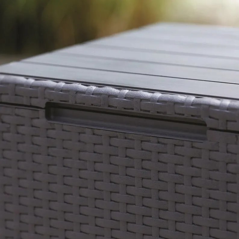 Masă de depozitare Keter Vigo, 37 x 37 x 37 cm,grafit