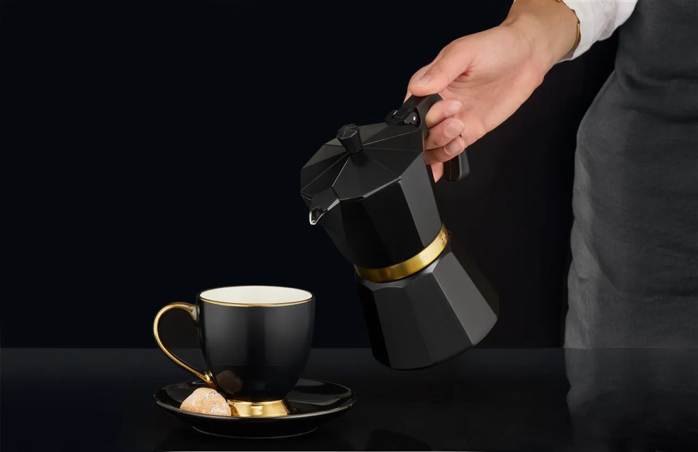 Cafetiera filtru 6 portii, 300ml, negru, Royal