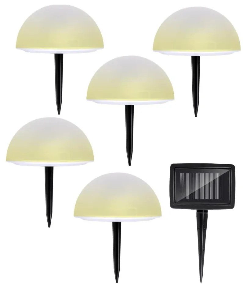SET 5x lampă LED RGBW solară Grundig LED/3,2V IP44