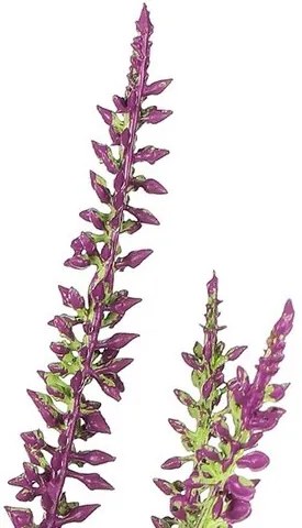 Plantă artificială Erica violetă, 20 x 20 x 28 cm
