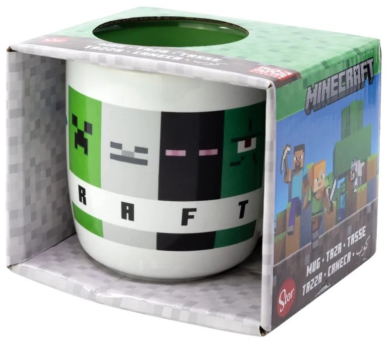 Minecraft Elite cană de porțelan 380 ml (13 oz) în cutie cadou