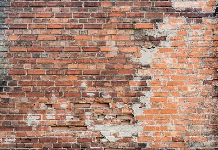 Grunge Brick Wall Fototapet, (104 x 70.5 cm)