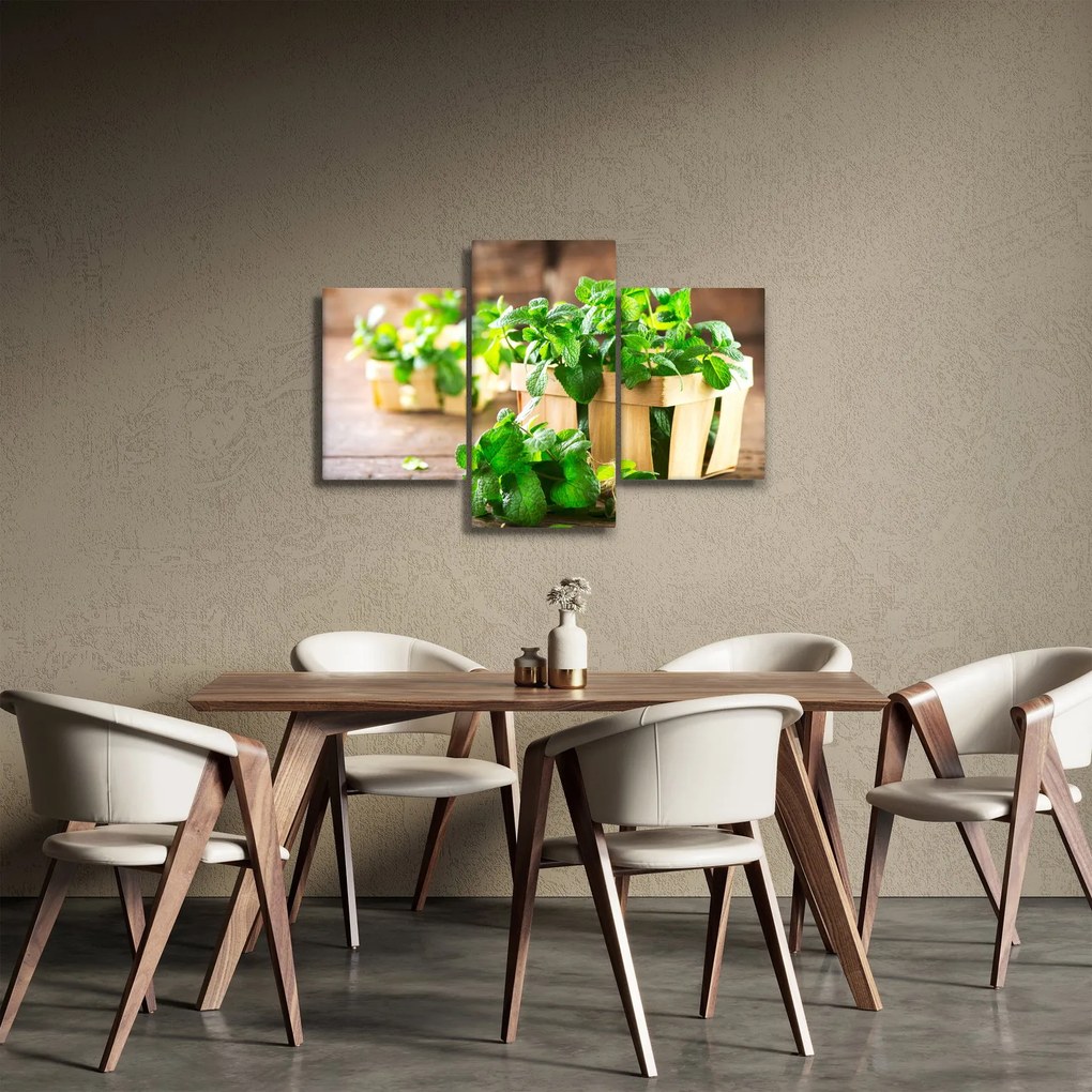 Tablou cu menta proaspătă (90x60 cm)