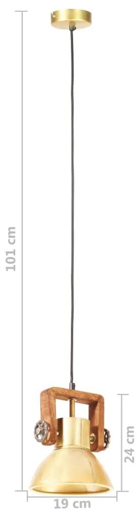 Lampa suspendata industriala, 25 W, aramiu, 19 cm, E27, rotund 1, Alama,    19 cm