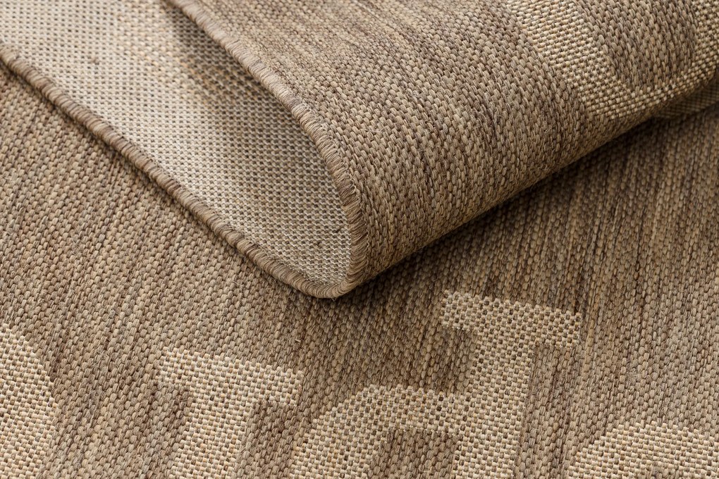 Covor sisal Floorlux 20645 cafea si natural