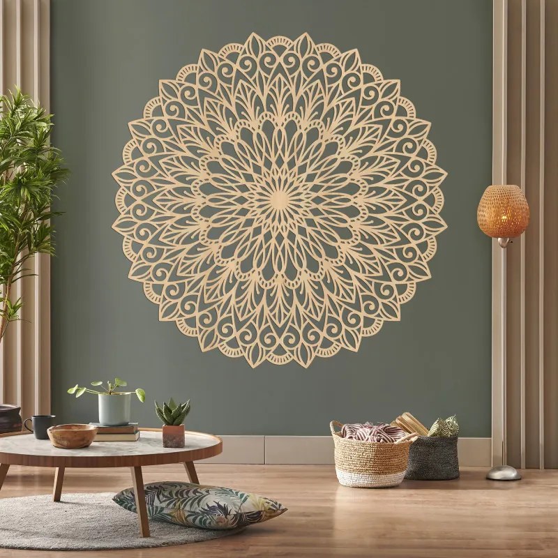 SENTOP | Mandala din lemn pe perete - imaginea perfectă pentru armonie în spațiu | HELGA