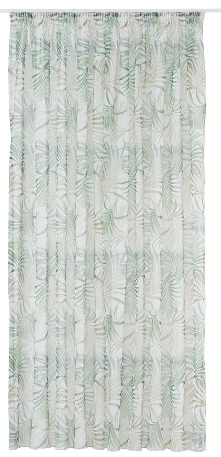Perdea verde-bej 300x260 cm Palmas – Mendola Fabrics