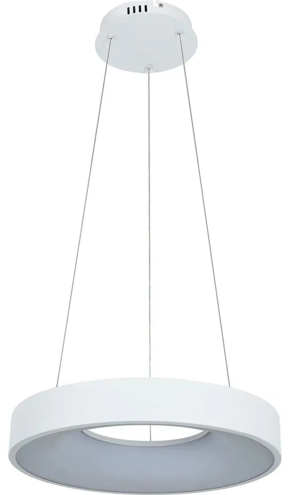 Brilagi - Lustra suspendată pe cablu FALCON II, LED dimabil, 67W/230V, Ø 40 cm, albă + telecomandă