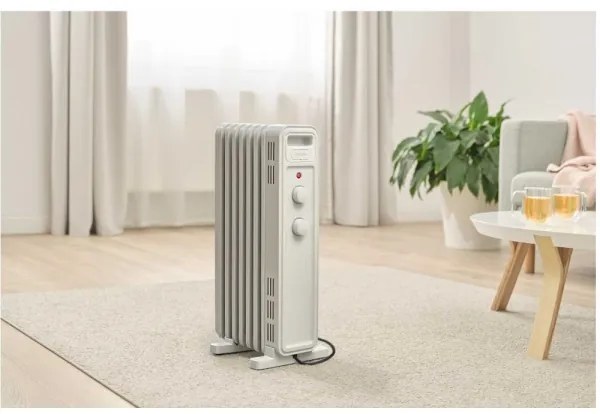 Sencor - Radiator cu ulei, 7 secțiuni, 600/900/1500 W, 230 V, alb