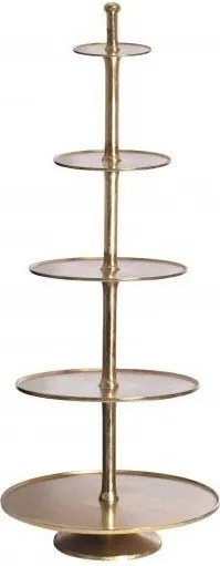 Suport cu 5 farfurii pentru prajituri sau aperitive Abstract 150cm