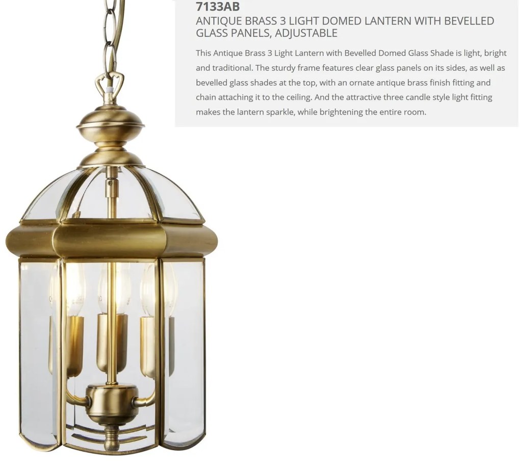 Lustra stil traditional Lanterns 3L alama antic 7133AB SRT