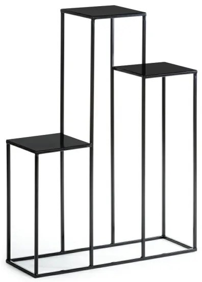 Suport de flori 80x60 cm negru