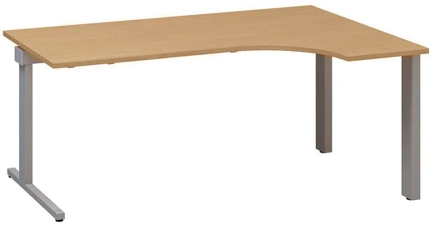 Birou ergonomic ProOffice C 180 x 120 cm, dreapta, fag