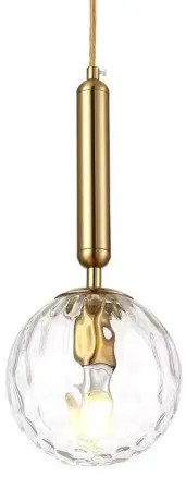 Lustra Pe Cablu E27 cu Glob Transparent STicla Elit's