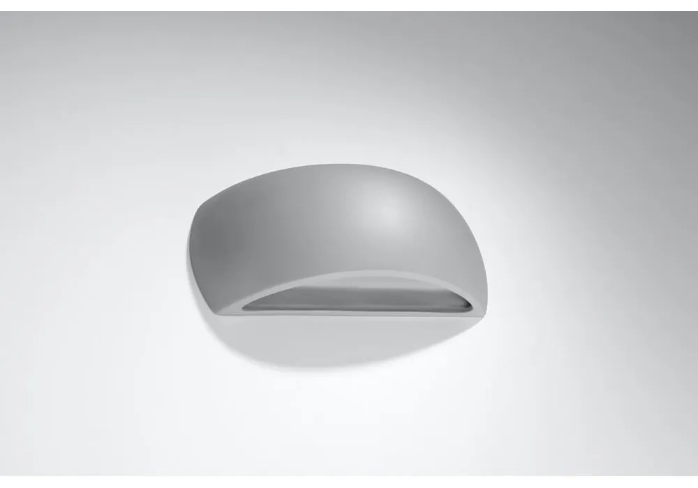 Aplică din ceramică Sollux Palermo, gri