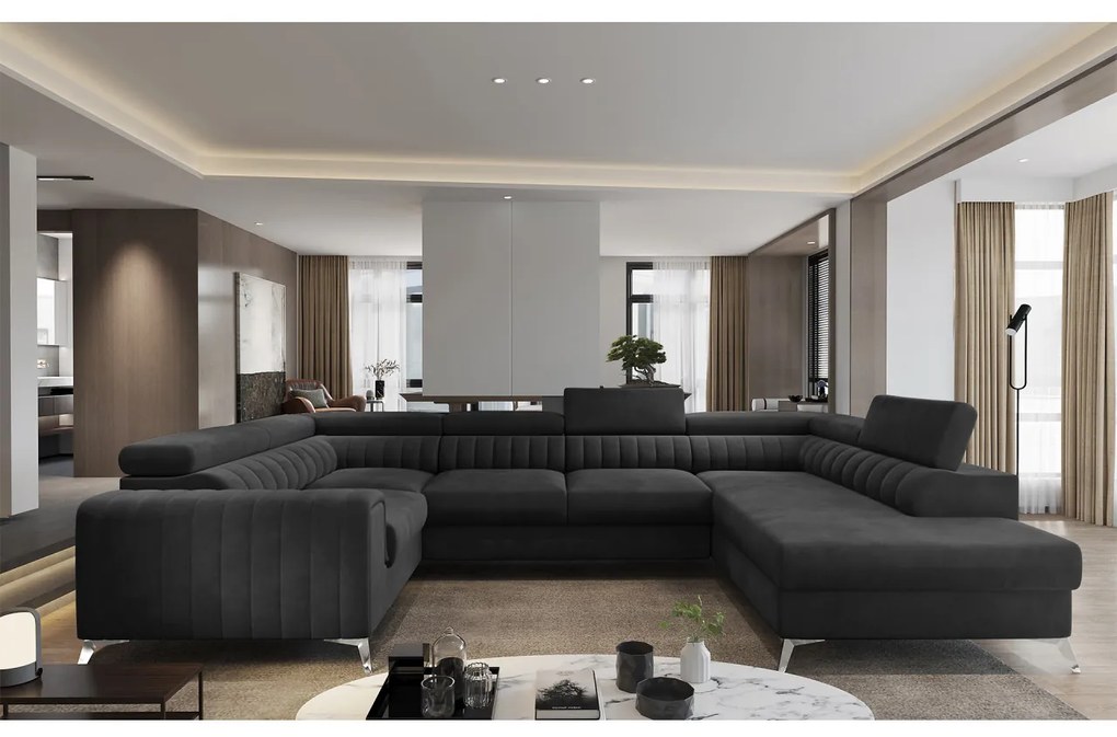 Coltar extensibil Louis pe dreapta Velvetmat 6