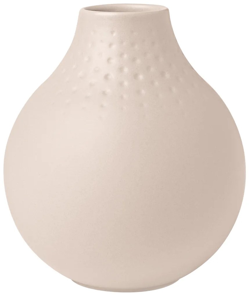 Vază Perle mică Manufacture Collier bej, înălțime. 11 cm - Villeroy & Boch