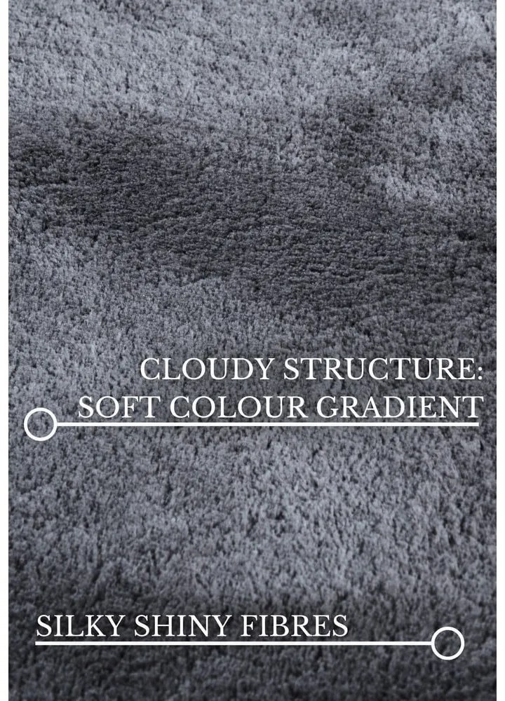 Covor gri antracit rotund ø 200 cm Leon – Villeroy&amp;Boch