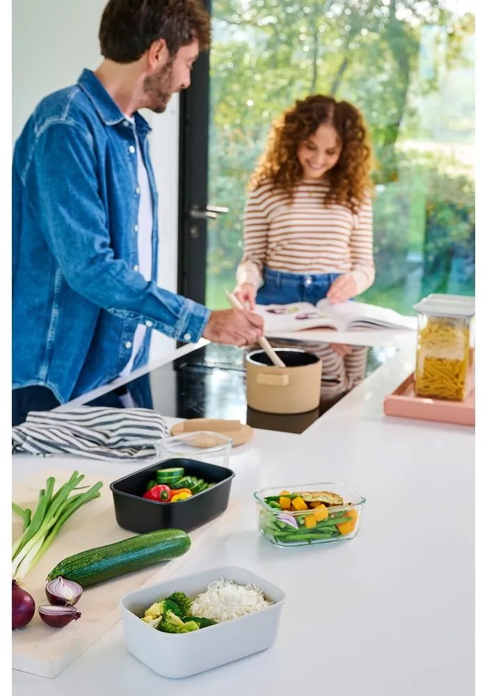 Caserole pentru alimente 3 buc. Nordic white – Mepal