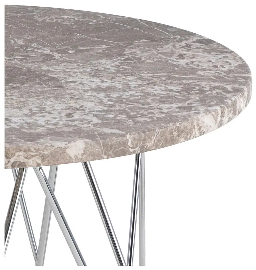 Măsuță auxiliară rotundă din marmură ø 55 cm Prunus – Actona