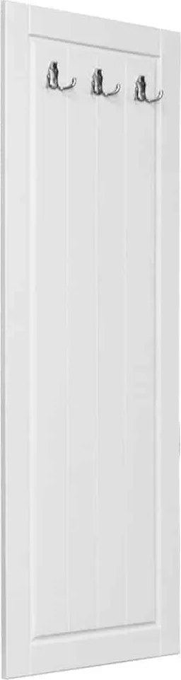 Cuier lemn masiv alb 47x130cm