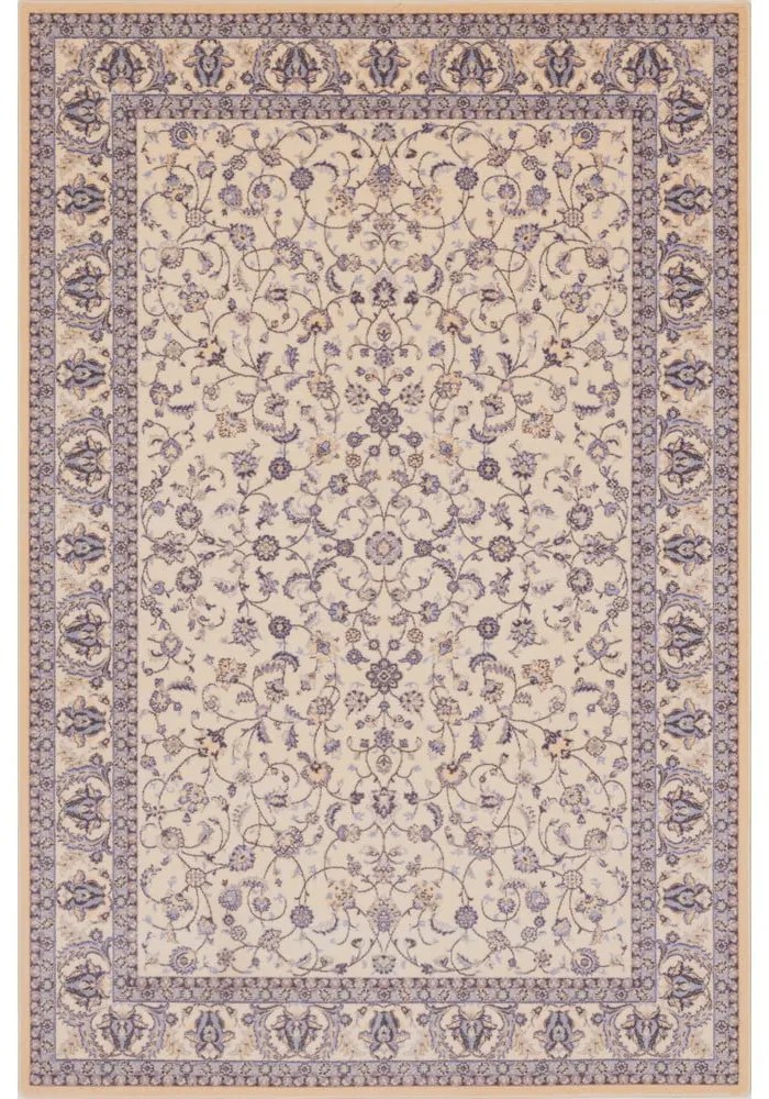 Covor crem din lână 133x180 cm Philip – Agnella