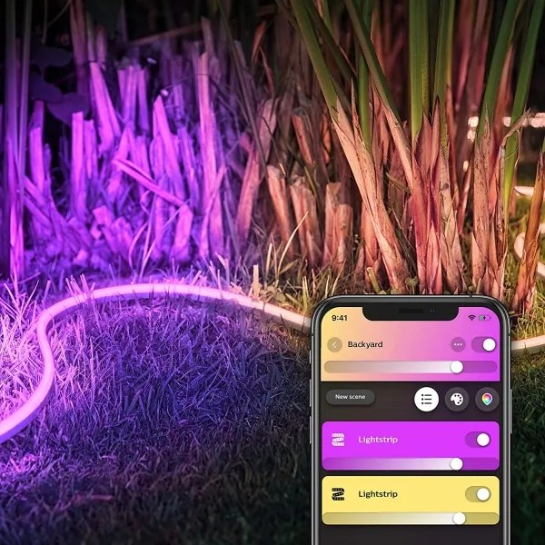 LED RGB Bandă Philips Hue Outdoor Strip LED/20,5W 2m IP67