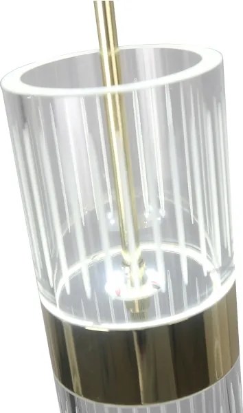 Lustră LED pe cablu AMBIENTE 3xLED/6W/230V 3000/4000/6000K aurie