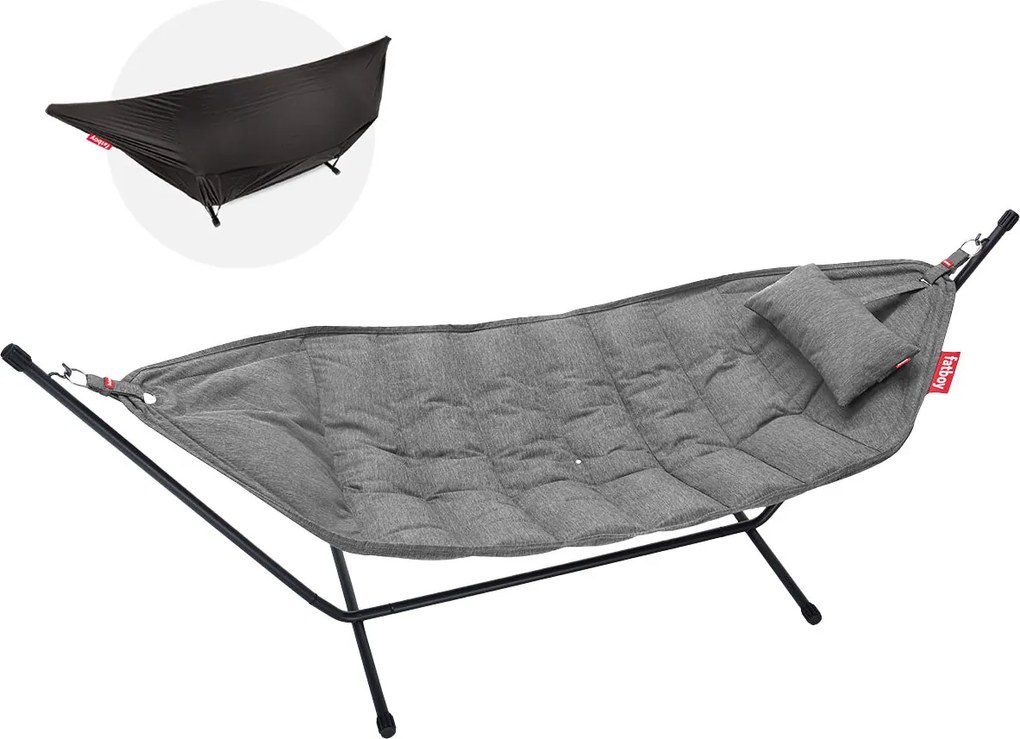Hamac Headdemock Superb Deluxe, culori multiple - Fatboy Culoare: gri piatră