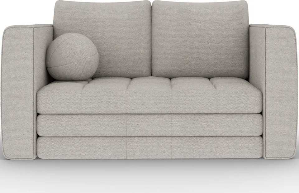 Canapea Kastol , gri chenille extensibil, 137x71x74 cm – Soreli 04