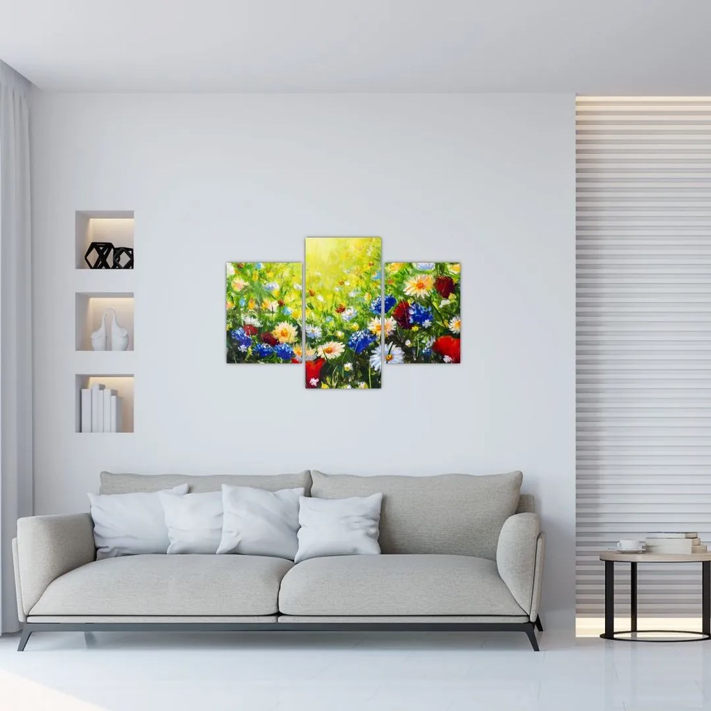 Tablou - Flori sălbatice (90x60 cm)