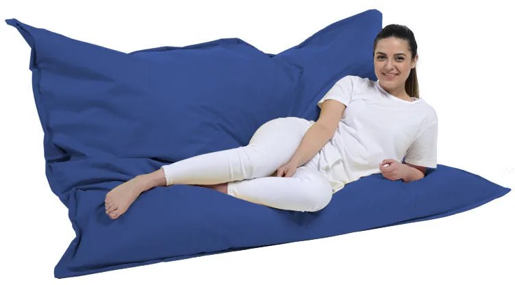 Fotoliu puf pentru grădină Giant Cushion 140x180 - Blue