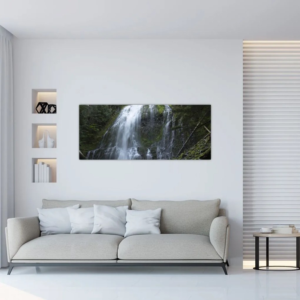 Tablou cu cascadă (120x50 cm)