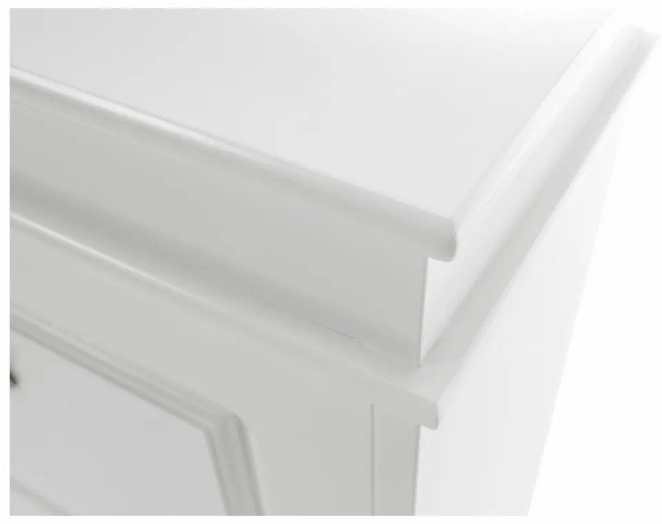 Pantofar, 3 compartimente, alb, mdf alb