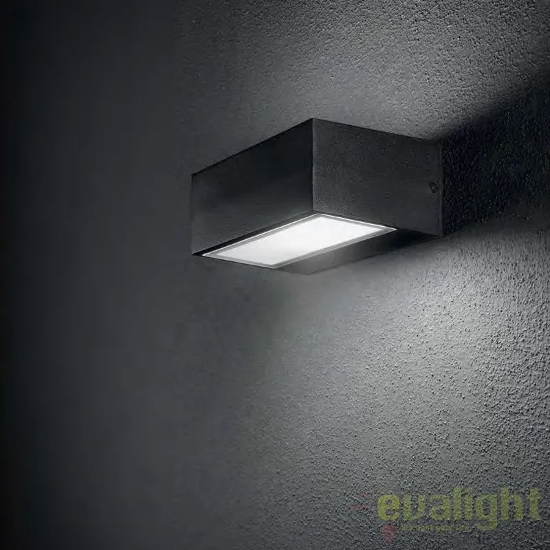 Aplica de perete exterior cu protectie IP44 TWIN AP1 BIG NERO 115375