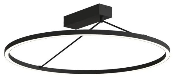Plafoniera LED, Design Circular, 42W 3000K BLACK ZB-2562