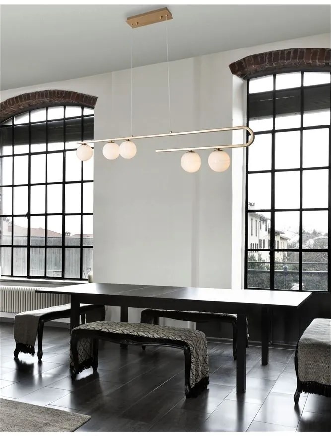 Lustra cu 5 surse de lumina design modern CANTONA NVL-9960616
