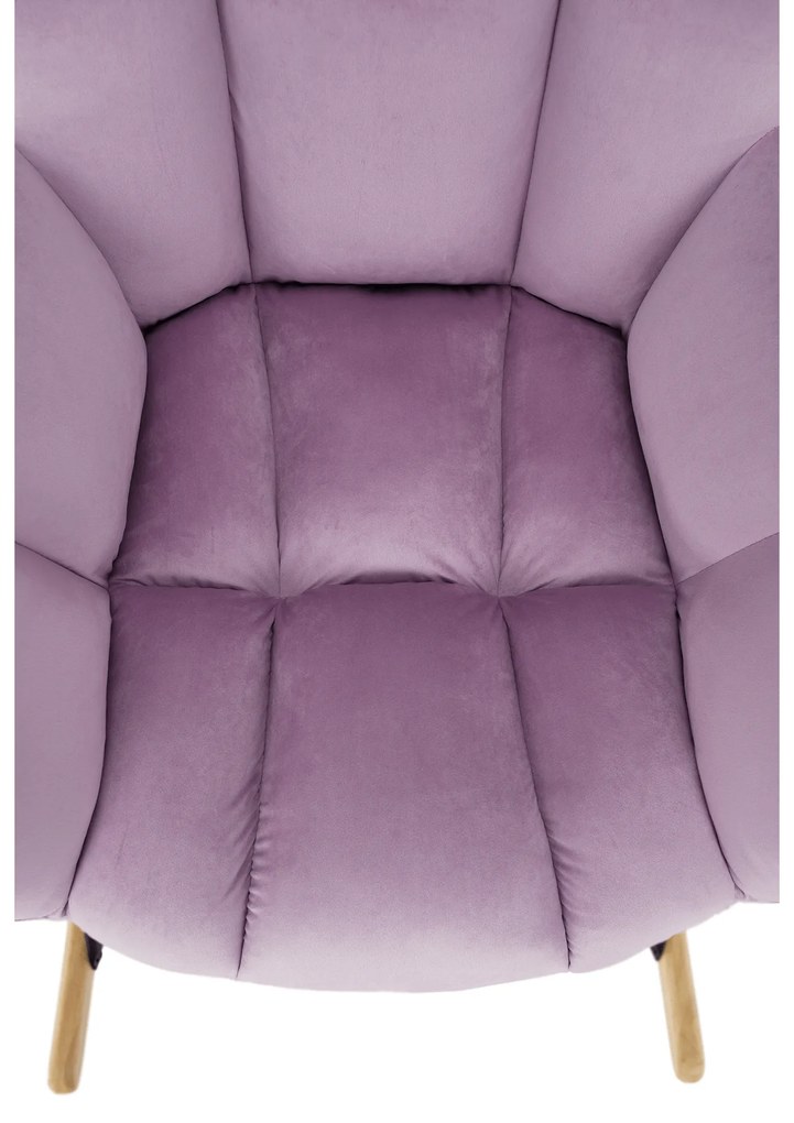 Scaun balansoar design, roz, KEMARO