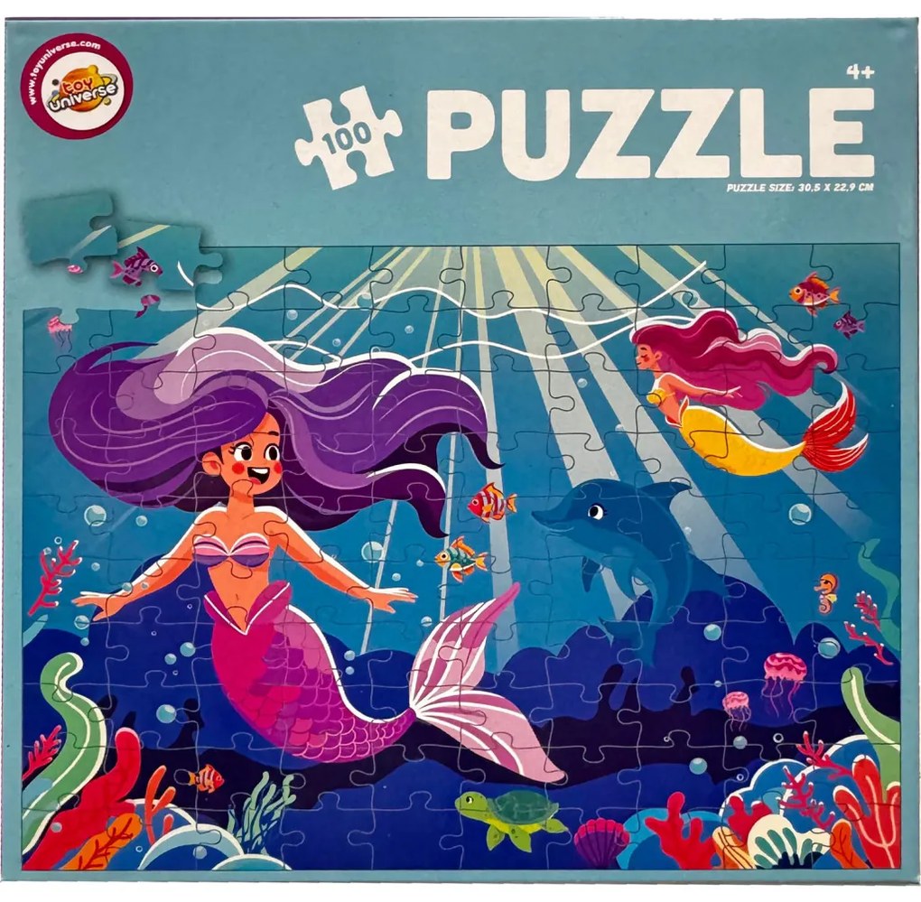 Sirenă Deep Sea puzzle cu 100 de piese