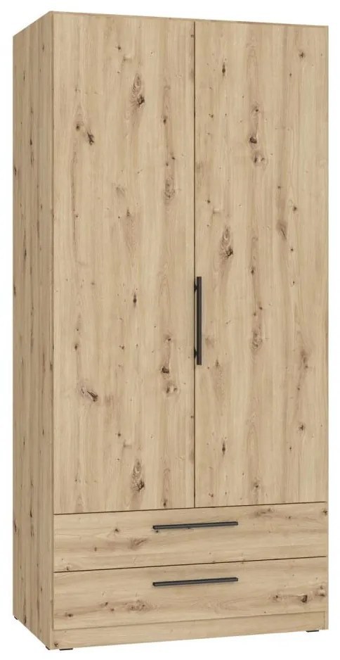 Dulap MARO 100x213 cm, stejar artisan
